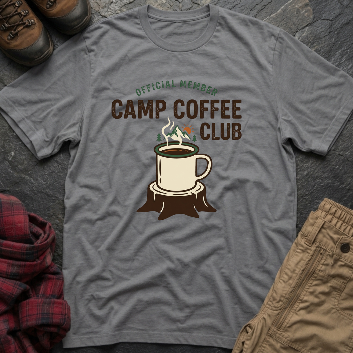 Camp Coffee Club T-Shirt