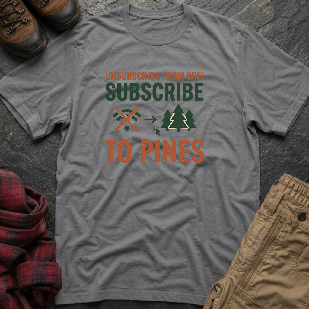Unsubscribe From WIFI Subscribe To Pines T-Shirt