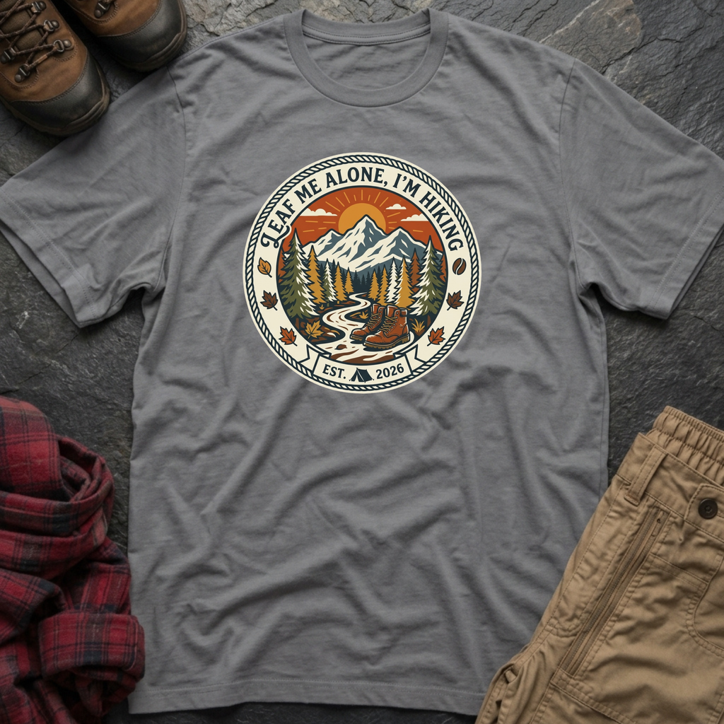 Leaf Me Alone I'm Hiking T-Shirt