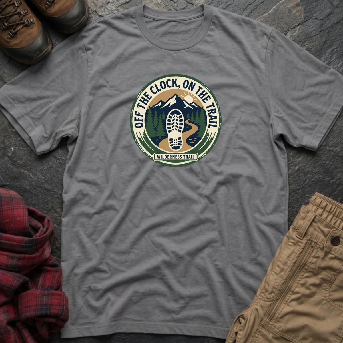 Off The Clock On Trail T-Shirt