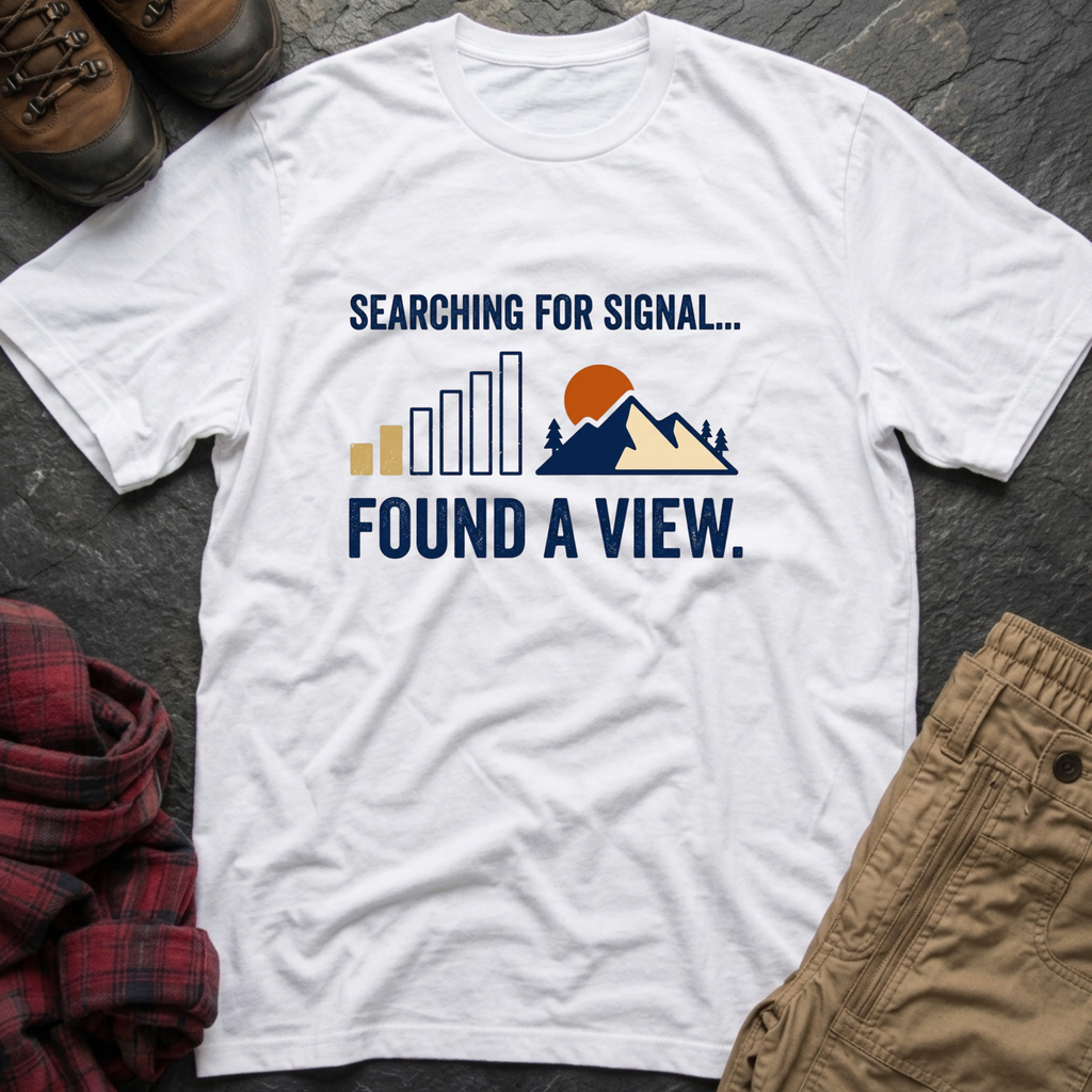 Searching For Signal Found A View T-Shirt