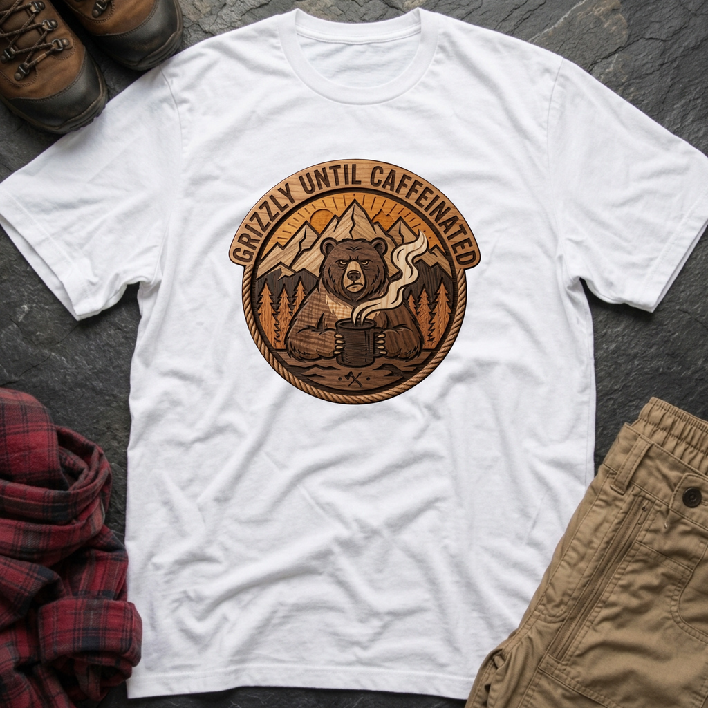 Grizzly Until Caffeinated T-Shirt