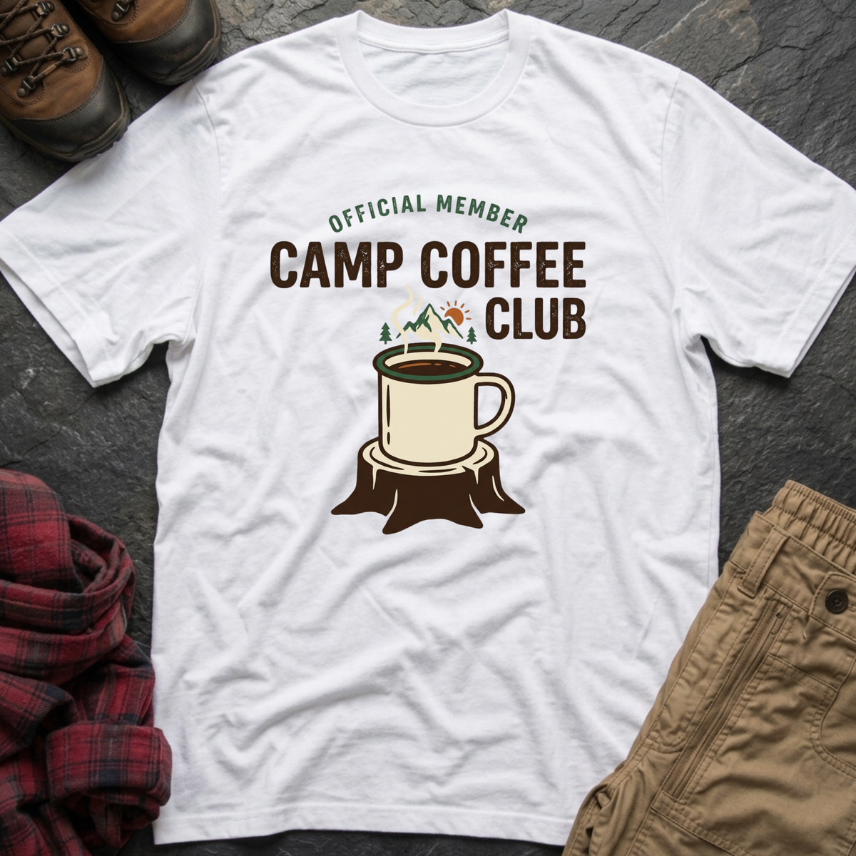 Camp Coffee Club T-Shirt