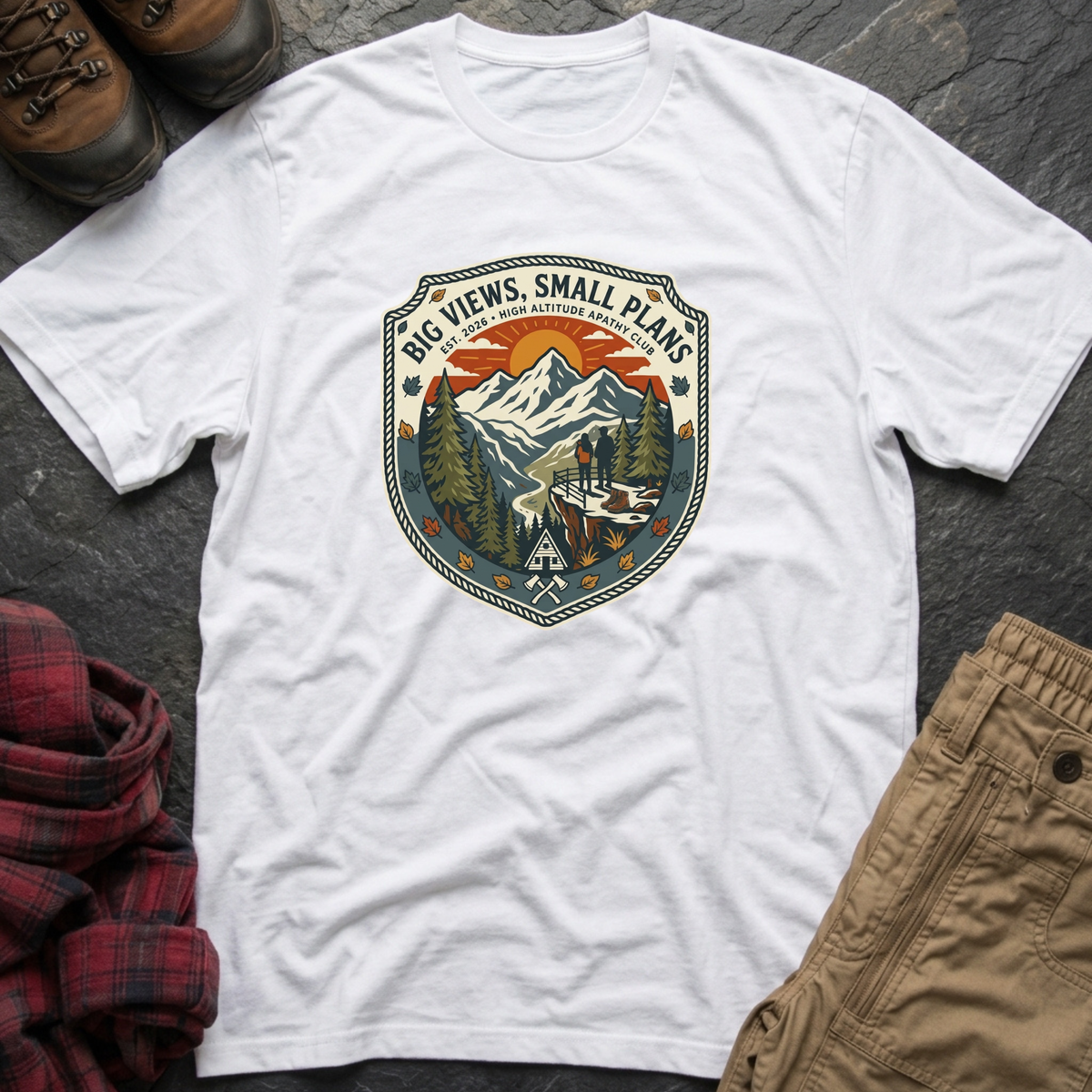 Caffeine & Campfire Committee T-Shirt