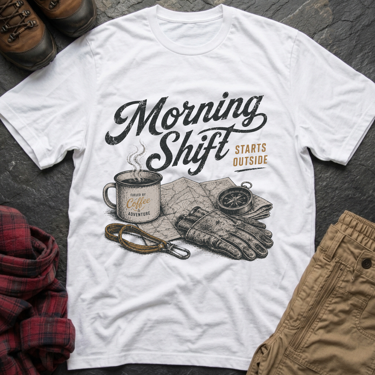 Morning Shift Starts Outside T-Shirt