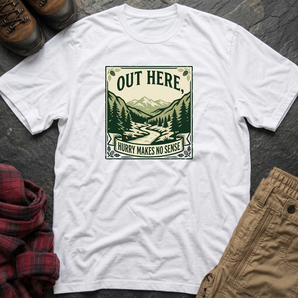 Out Here Hurry Makes No Sense T-Shirt