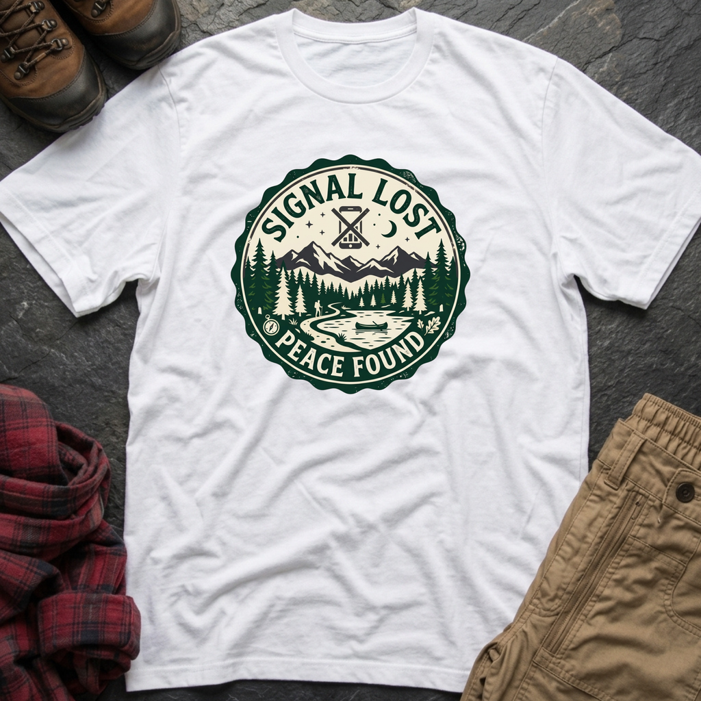 Signal Lost Peace Found T-Shirt